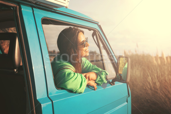 Nyár ünnepek út utazás utazás emberek Stock fotó © hsfelix