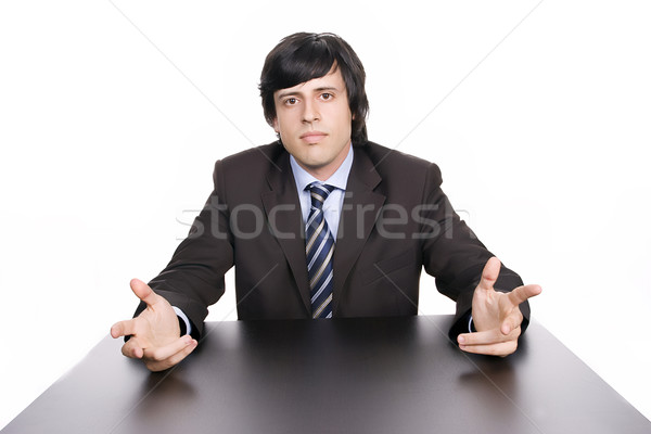 Young Businessman posing Stock photo © hsfelix