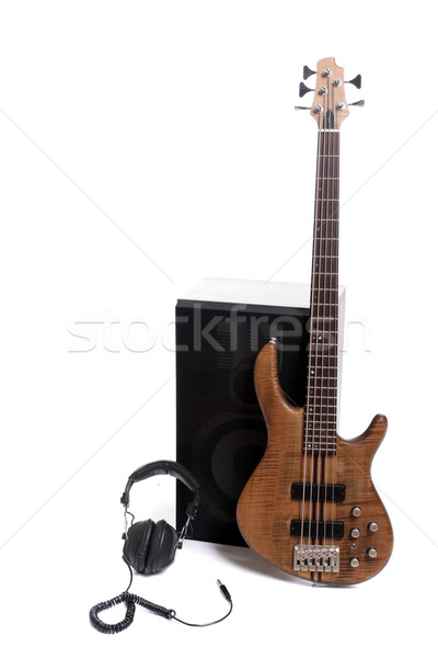 Detail of a bass and speakers Stock photo © hsfelix