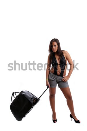 Young girl, going on vacations Stock photo © hsfelix