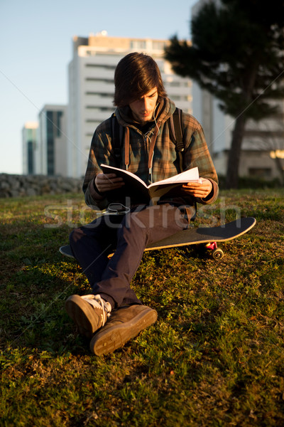 Boy relaxing Stock photo © hsfelix