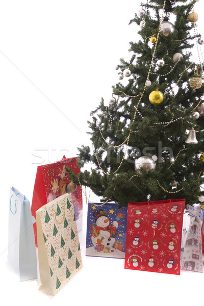 Christmas Tree Full of Gifts Stock photo © hsfelix