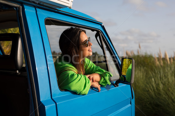 Vară concediu rutier excursie călători oameni Imagine de stoc © hsfelix