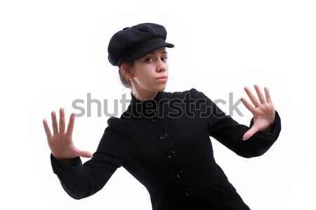 Young Beautiful casual woman posing Stock photo © hsfelix