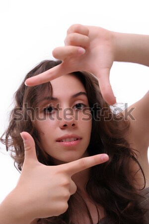 young girl posing Stock photo © hsfelix