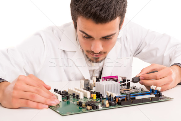 Technician at work Stock photo © hsfelix