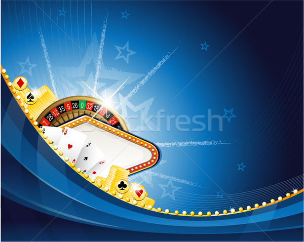 Casino roulette jeux eps 10 [[stock_photo]] © hugolacasse