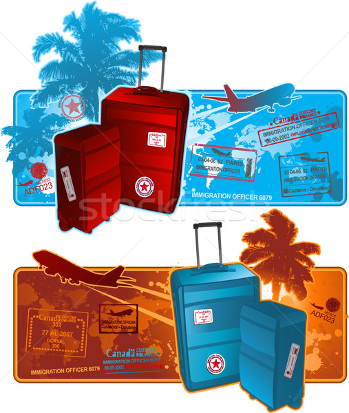 Travel around the worl background Stock photo © hugolacasse