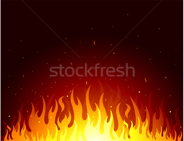 Fire flames symbol Stock photo © hugolacasse