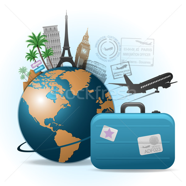 Stock photo: Travel background concept