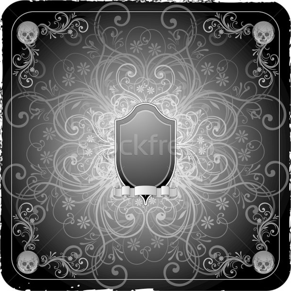 Gothic scroll background Stock photo © hugolacasse