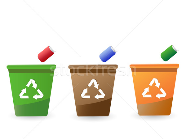 recycling bins Stock photo © huhulin