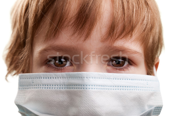 Child in medicine mask Stock photo © ia_64