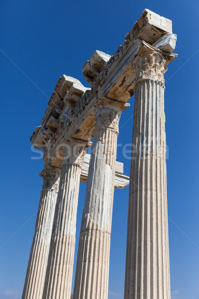 Ancient Apollo temple columns at Turkey Side Stock photo © ia_64