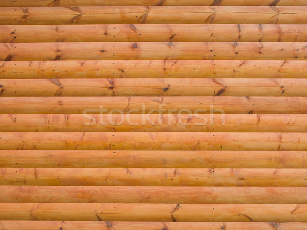 Log house structure of wood building home exterior Stock photo © ia_64