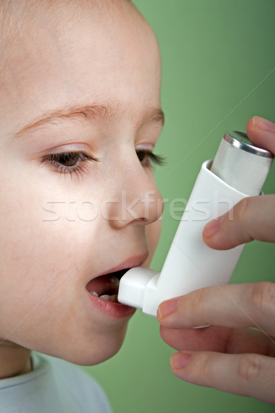 Asthmatic inhaler Stock photo © ia_64