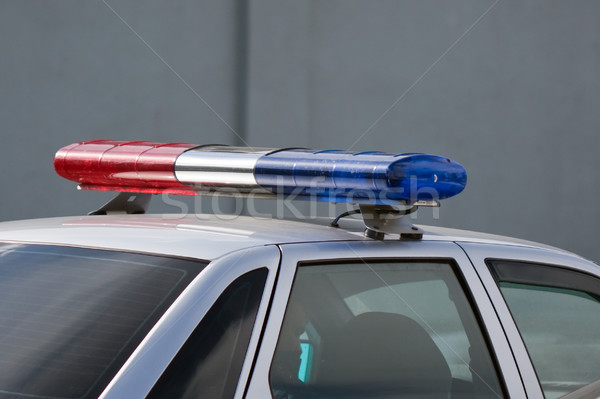 Poliţie maşină politist ofiter drept caz de urgenţă Imagine de stoc © ia_64