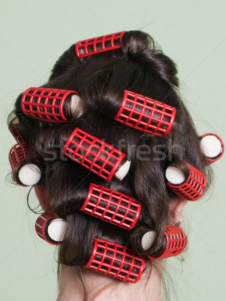 Hair rollers Stock photo © ia_64