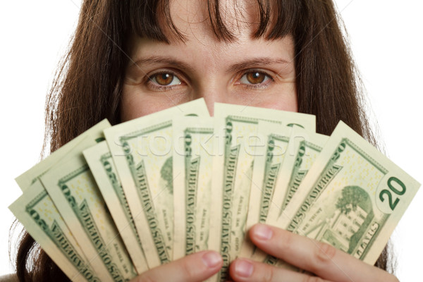 Dollar currency in hand Stock photo © ia_64