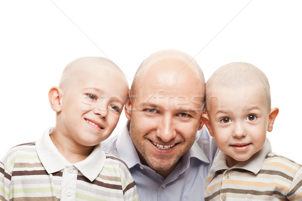 Stock photo: Father and sons