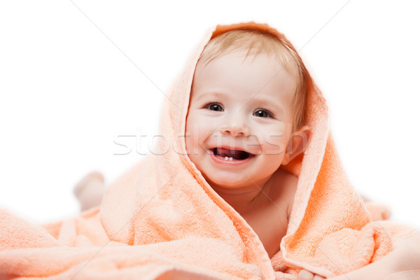 Little cute newborn baby child Stock photo © ia_64
