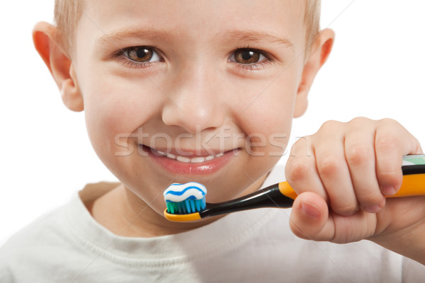 Teeth brushing Stock photo © ia_64