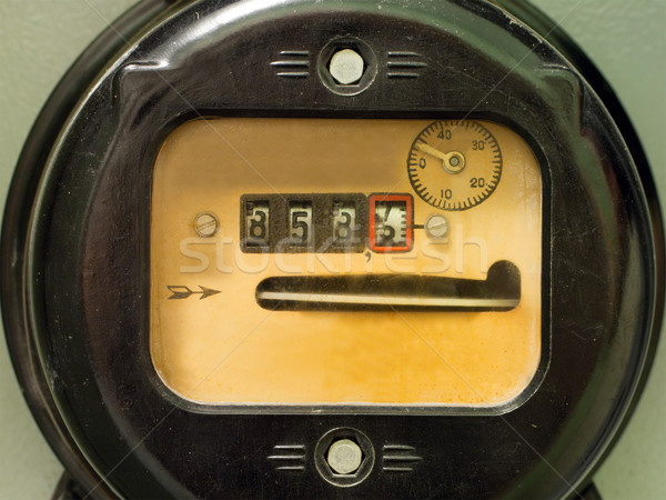 Electricity supply meter Stock photo © ia_64