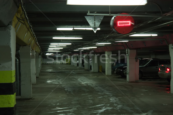 Coche aparcamiento conducción vehículo tráfico escena urbana Foto stock © ia_64