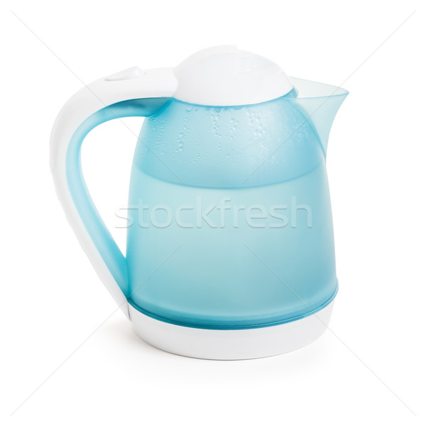 Hot water in electric kettle Stock photo © ia_64