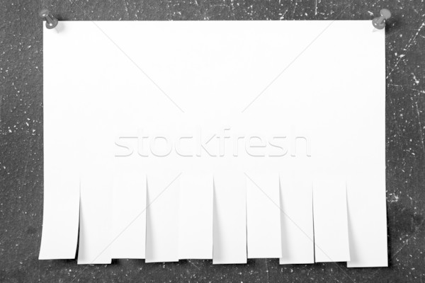 Pinned post-it paper note Stock photo © ia_64