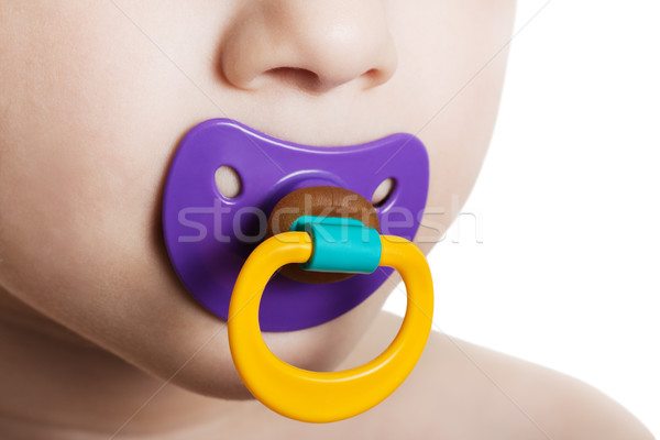 孩子 嬰兒 奶嘴 小 男孩 塑料 商業照片 © ia_64