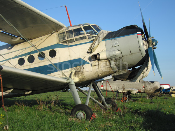 Propeller airplane Stock photo © ia_64
