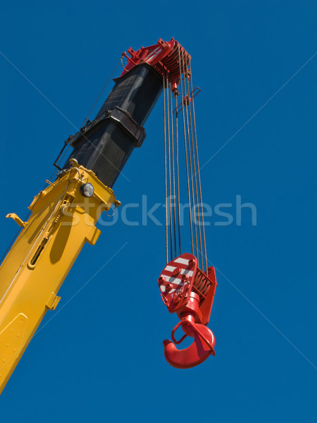 Grue crochet bâtiment acier métal [[stock_photo]] © ia_64