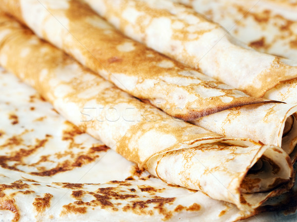 [[stock_photo]]: Crêpes · alimentaire · sweet · déjeuner · repas · manger