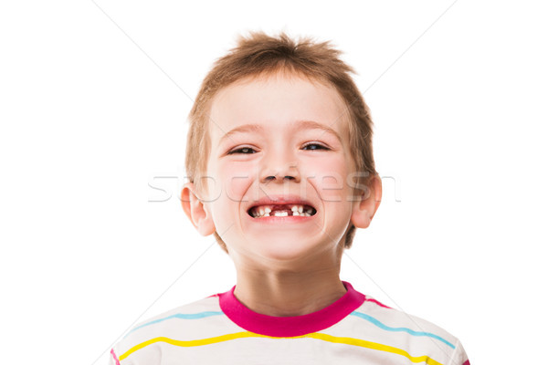 First baby milk or temporary teeth fall out Stock photo © ia_64