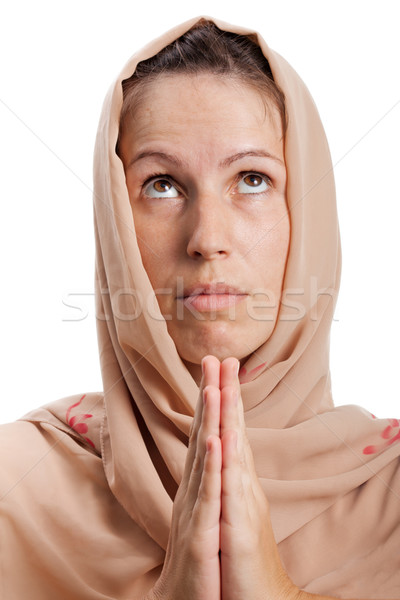 Pregando donne religione spiritualità pregare dio Foto d'archivio © ia_64