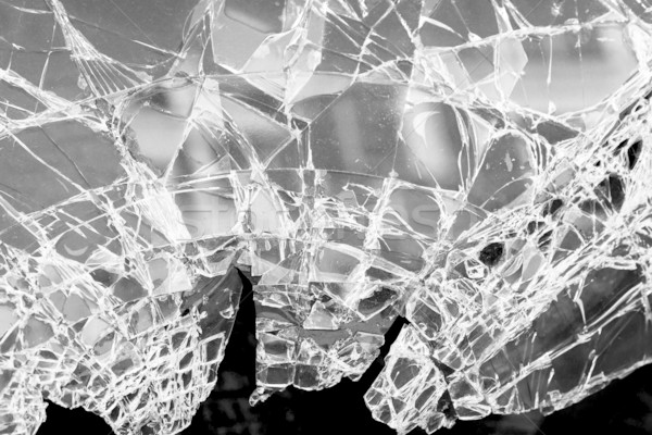 Broken window glass Stock photo © ia_64