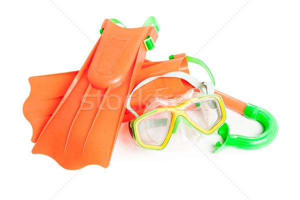 Stock foto: Scuba · Wasser · Tauchen · Ausrüstung · Schnorchel · Maske