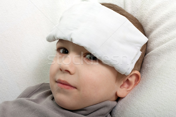 ребенка лихорадка мало болезнь медицина грипп Сток-фото © ia_64