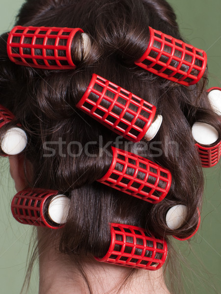 Hair rollers Stock photo © ia_64