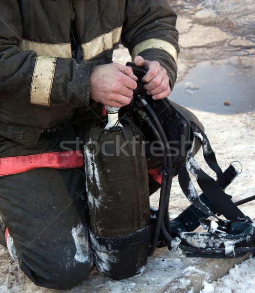 Stock photo: Firefighter equipment