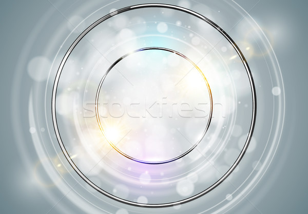 Abstract inel metal cadru Imagine de stoc © Iaroslava