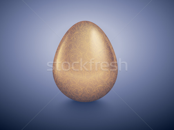 Glanzend gouden ei patroon paars diep Stockfoto © Iaroslava