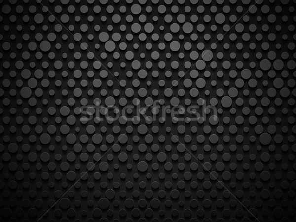 Abstract industrial realistic embossing volume polish metal cylinder texture, depressed circles back Stock photo © Iaroslava