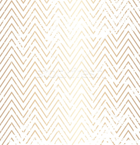 Modieus eenvoudige gouden geometrisch patroon witte inpakpapier Stockfoto © Iaroslava