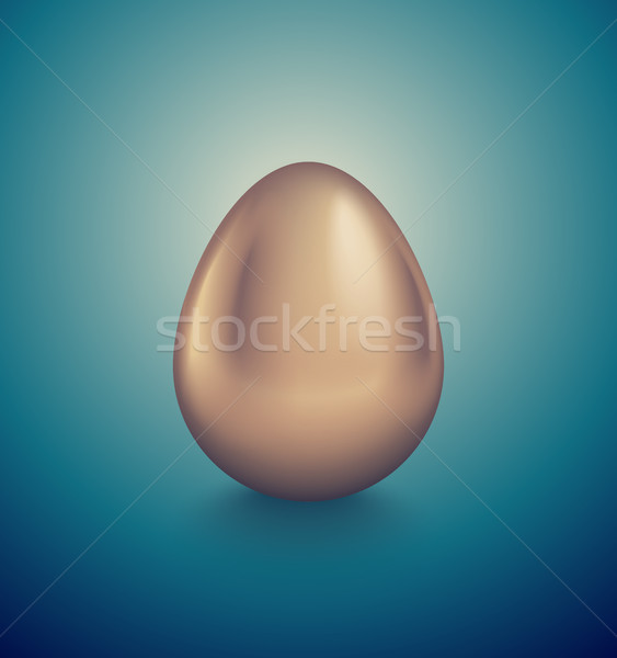 金の卵 ターコイズ 深い レトロな ヴィンテージ ストックフォト © Iaroslava