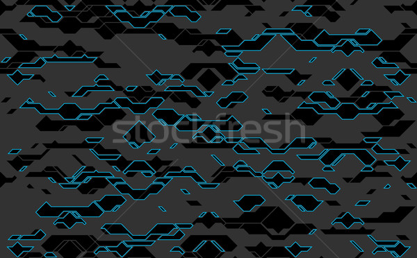 Fara sudura abstract vector futuristic întuneric techno Imagine de stoc © Iaroslava