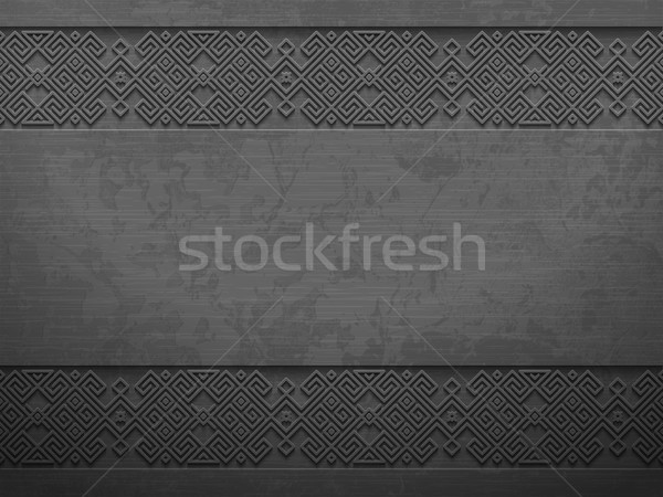 Wektora grunge szorstki ciemne metal wzór Zdjęcia stock © Iaroslava