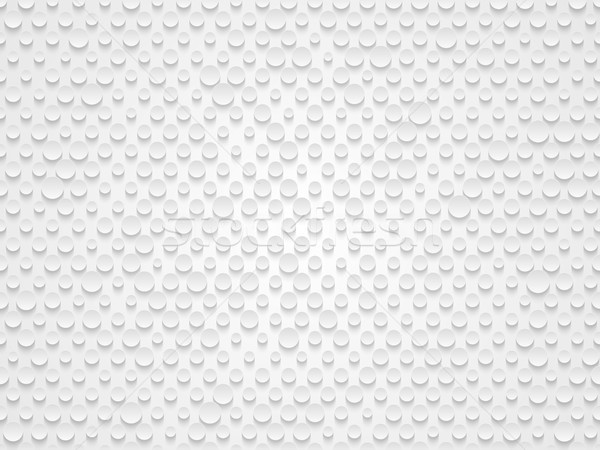 Abstract industrial realistic embossing volume cylinder texture, depressed circles white background Stock photo © Iaroslava
