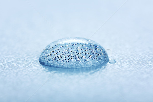 Mineral water drop macro Stock photo © icefront